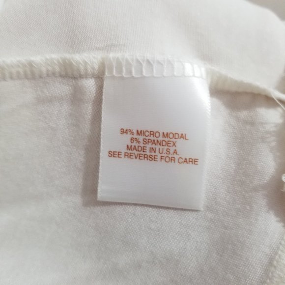 LaROK White Shirt Tank Top Size Medium - Picture 6 of 7